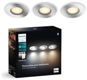 Philips Philips-KÉSZLET 3xLED Dimmelhető lámpa Hue ADORE BATHROOM 1xGU10/4,2W/230V IP44 P6216