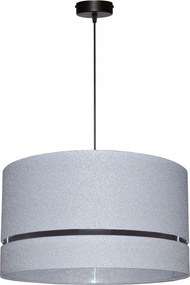 Mennyezeti Függőlámpa Lámpabúra 40/22 cm E27 Ezüst-arany Fehér Andria