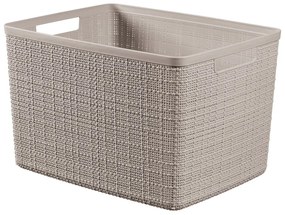 Tároló műanyag tárolókosár 36x28x23 cm Jute L – Curver