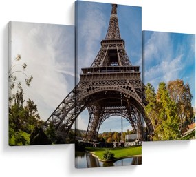 Kép - Eiffel-torony színes (90x60 cm)