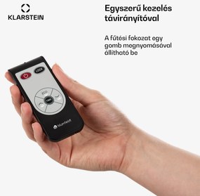 Blumfeldt Cosmic Beam Plus, infravörös hősugárzó, 2400 W, IP44, távirányító, fehér