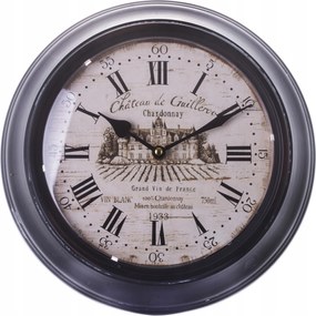 Fém falióra retro dekoráció