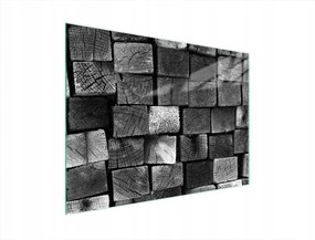 Üveg Vágódeszka 40x30 Fa Edzett Üveg