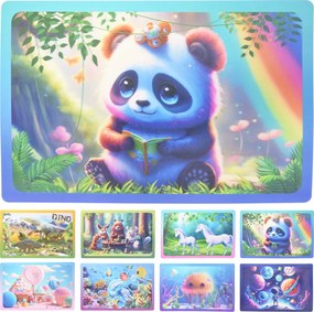 Panda tányéralátét 3D több féle