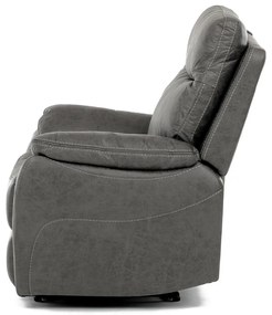 4092 GREY3 pozicionáló fotel vintage, szürke
