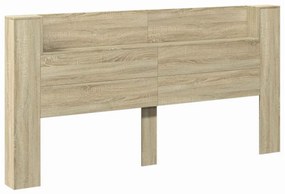 Fejtámla polcokkal Sonoma tölgy 200 x 16,5 x 103,5 cm Faanyag