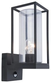 LUTEC Flair fali lámpa, fekete, max. 40W, E27 foglalattal, LUTEC-5288802012