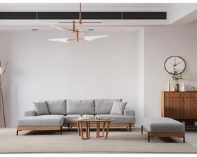 Sarokkanapé Eti Oak Balos - Szürke