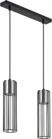 SIGMA LIGHTING 33451 FOBIA Többágú Függesztett Lámpa Fekete, Ezüst GU10 IP20