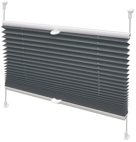 Antracitszürke roló 72,5x150 cm Plisé Verona – Gardinia