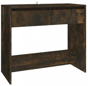 füstös tölgy színű szerelt fa dohányzóasztal 89x41x76,5 cm