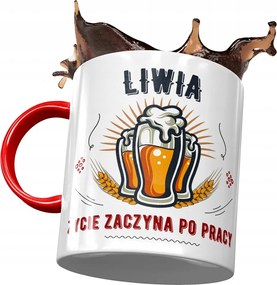 Piros Bögre Lívia Barátnőknek Ajándék Nyomtatott Fotóval