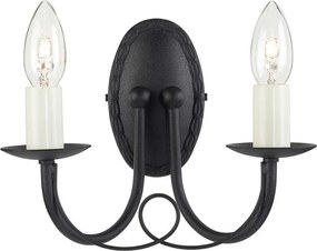 Elstead Lighting MINSTER MN2-BLACK Fali lámpa 2x60W/E14