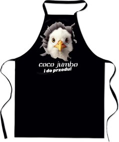 Fekete Nyomtatott Kötény konyhai vicces grill női férfi pamut
