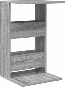 vidaXL Oldal asztal Szürke Sonoma 40 x 35 x 60,5 cm Faanyag