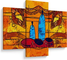 Kép - Ősi festészet (90x60 cm)