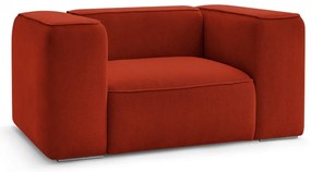 Téglavörös fotel Zephyr – Bobochic Paris