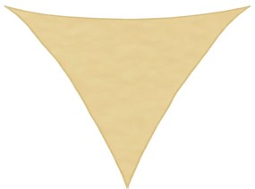 homokszínű 100% poliészter oxford szövet napvitorla 5x5x6 m