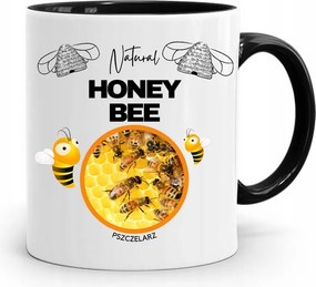 Fekete Bögre Méhésznek Honey Bee Ajåndék