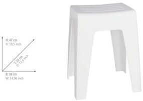 WENKO 22943100 - KUMBA ülőke 38x47 cm fehér