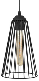 Csillár zsinóron TORRI 2xE27/15W/230V fekete