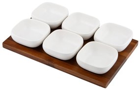 Fehér porcelán szervírozó készlet 6 db-os Essentials – Ladelle