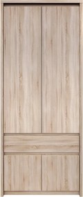 Akasztós szekrény, DTD laminált, tölgy sonoma, NORTY
