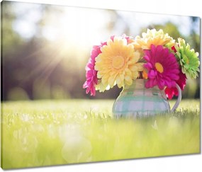 Vászonkép 80x60 Virágcsokor a réten
