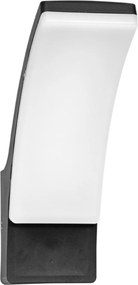 Ecolite Smd kültéri fali lámpa 12W 1000lm 4000K IP44 fekete ZLM7002-