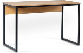 Íróasztal 120 cm méretben, aranytölgy/fekete színben ROSS