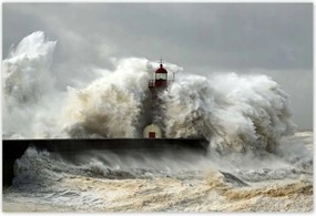 Poszterek 185x125 Világítótorony Vihar