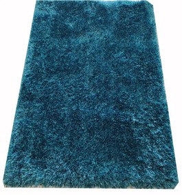 Bíborka Kék Shaggy futószőnyeg 80 x 300 cm