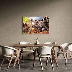 Kép - Amszterdam, festészet (90x60 cm)