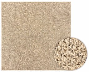 ZIZUR juta hatású beltéri és kültéri szőnyeg 200x200 cm