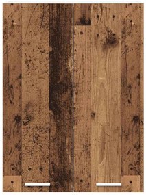 Függő szekrény polcokkal Riga Öreg fa 60 x 31 x 80 cm Faanyag