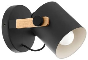 Eglo 43046 - Fali lámpa HORNWOOD 1xE27/28W/230V