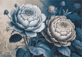 Fali fotótapéta Flizelin a szobába Romantikus virágok 208x146 Ragasztó