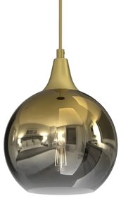 Csillár zsinóron MONTE 1xE27/60W/230V á. 20 cm arany