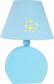 Candellux Ofelia Asztali lámpa, Kék, rétegelt lemez/szövet, E14 40W