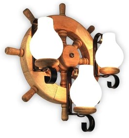 Brilagi - Fali lámpa TIMONA 3xE14/40W/230V bükkfa