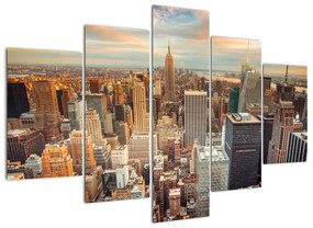 Modern kép egy lakás - felhőkarcolók (150x105cm)