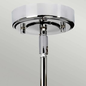 Elstead glamour modern LED függeszték agatha króm átlátszó elsbath-agatha1p-pc IP44