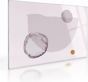 Üveg kép - Lila minimalizmus N⁰2 (70x50 cm)