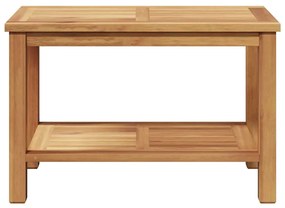 Dohányzóasztal Barna 70 x 40 x 45 cm Tömör tíkfa