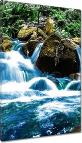 Vászonkép 80x120 Hegyi vízesés