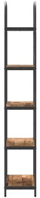 Könyvespolc Régi fa 60 x 30 x 183 cm Faanyag
