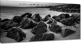 Vászonkép 115x55 Szikla a tengerparton