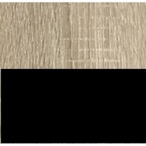 Tanna Gardróbszekrény (180 cm) Sonoma tölgy / Fekete