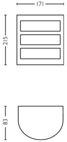 Philips - LED Kültéri fali lámpa PYTHON LED/6W/230V 2700K IP44