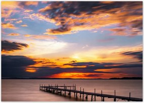 Fotótapéta flizelina 208x146 Nyugati tó móló